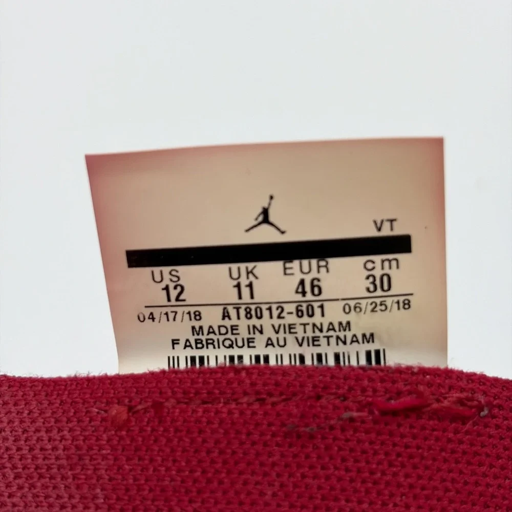Jordan Grind 2 Oklahoma Sooners Low Mens 12 Red Boomer Sooner NCAA AT8012-601
